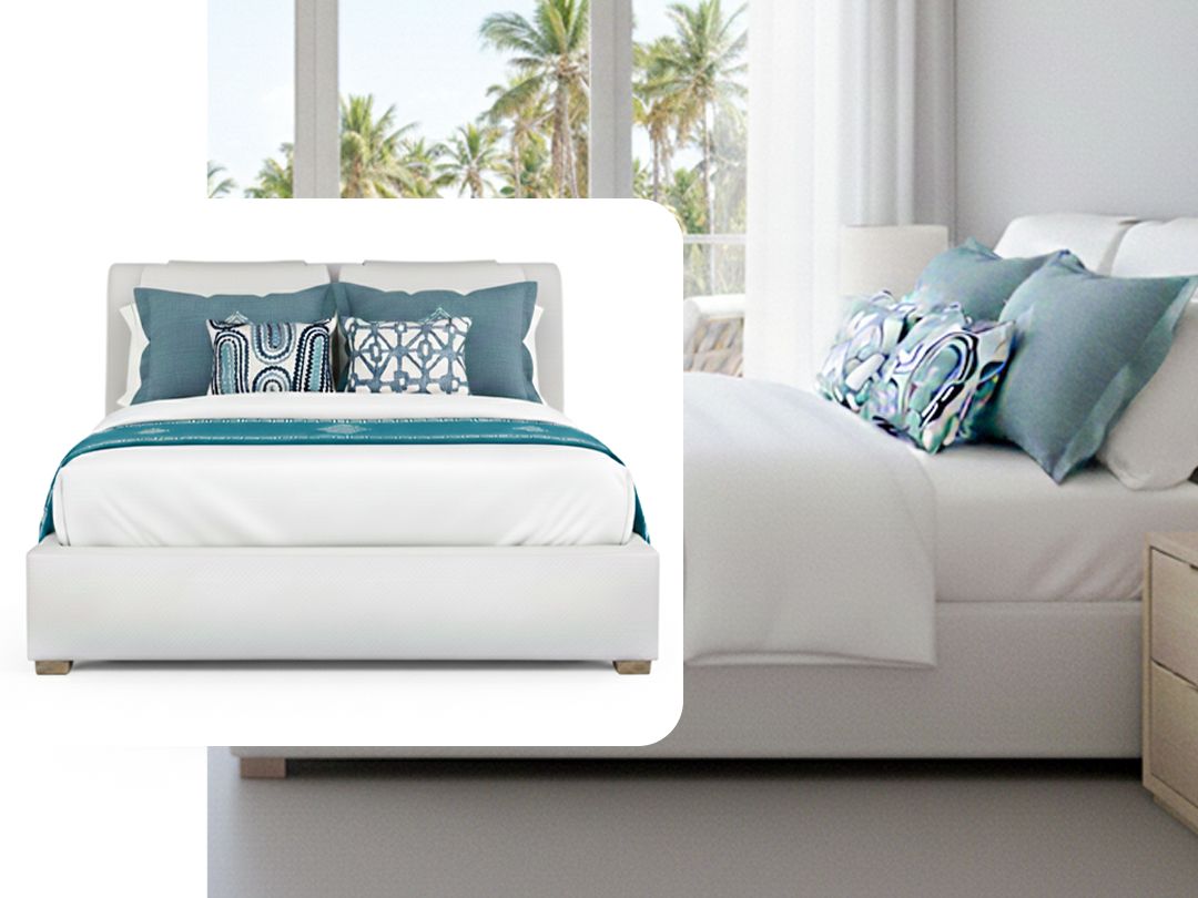 All Upholstered Queen or King Bed