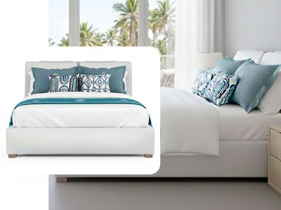 All Upholstered Queen or King Bed