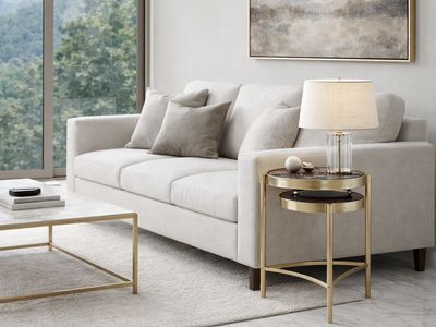 Gilded Halo Gold Nesting Table