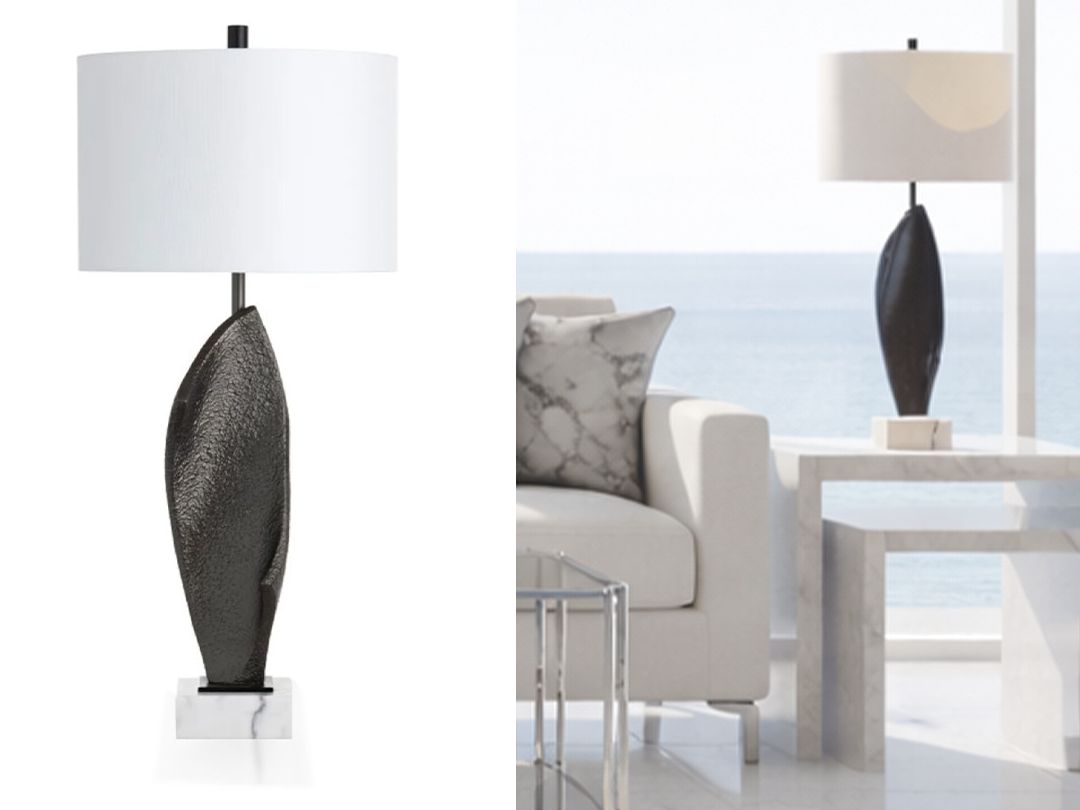 Table Lamp Resin Sculpture