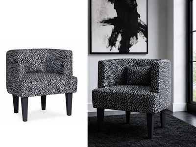 Elin Armchair, Black &amp; Grey