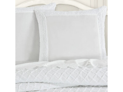 Lian Comforter Set, Queen /King, White