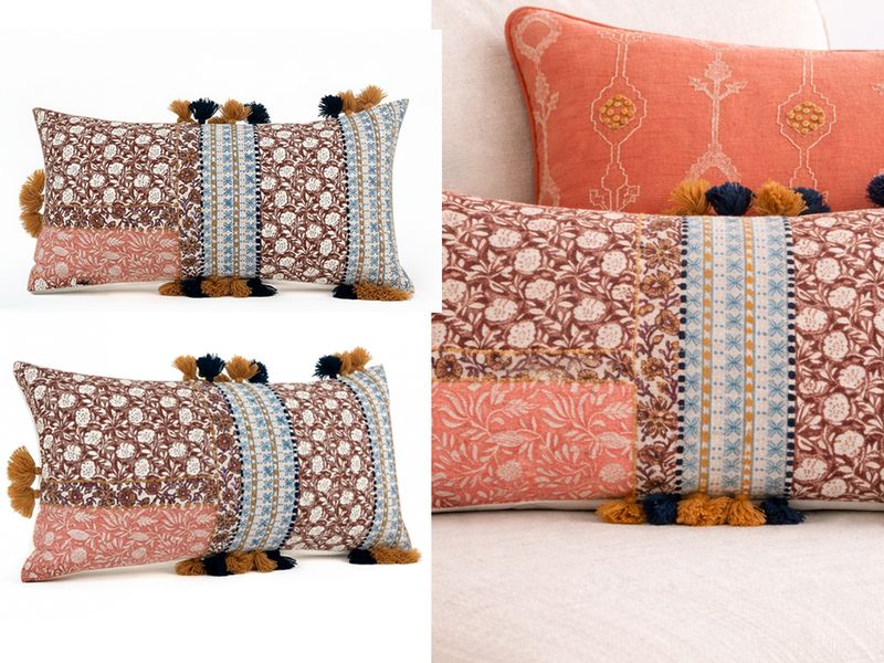 14" x 26" | Pillow Cover, Multicolored