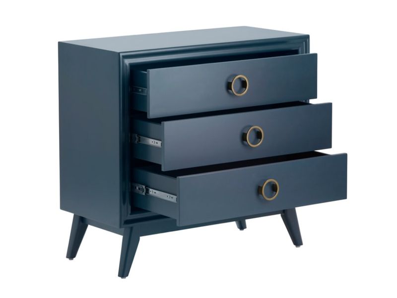 3-Drawer Indigo Chest