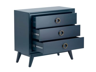 3-Drawer Indigo Chest