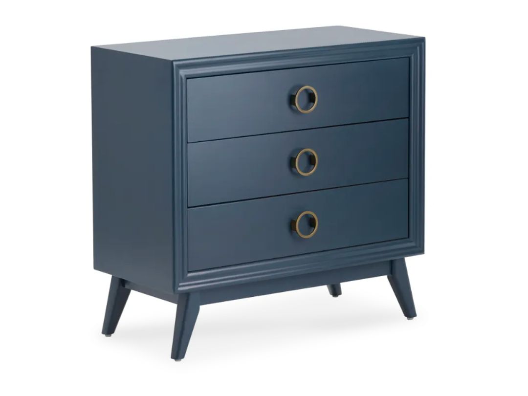 3-Drawer Indigo Chest