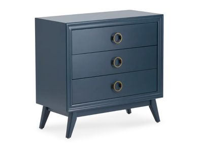 3-Drawer Indigo Chest