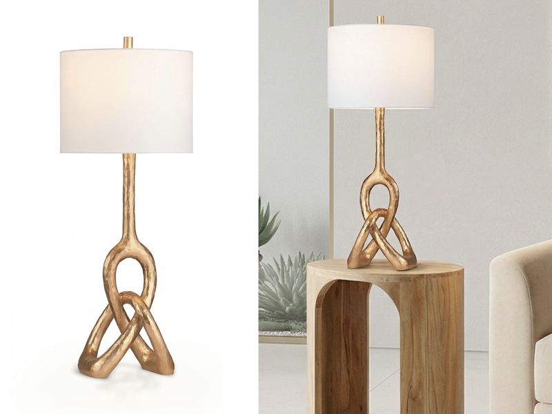 Gold Knot Table Lamp