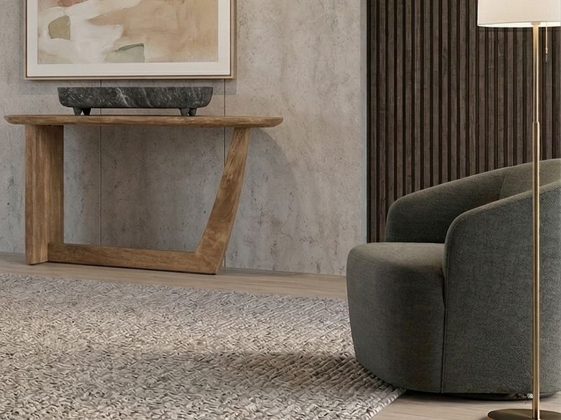 Mango Wood Console Table
