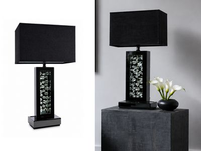 Chic Black Bubble Table Lamp