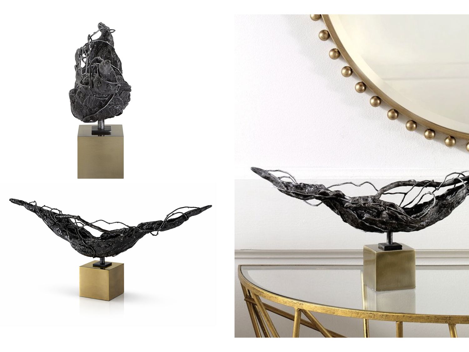 Bronze Drift Knotted Sculpture