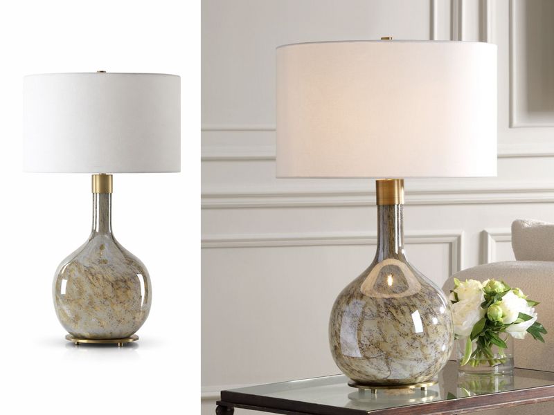 Rhine Glow Glass Blown Table Lamp