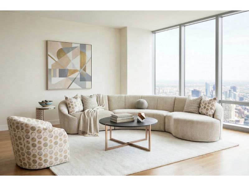 Cloud Ivory Curve Sofa, Beige