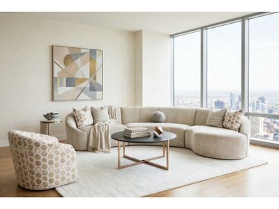 Cloud Ivory Curve Sofa, Beige