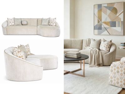 Cloud Ivory Curve Sofa, Beige