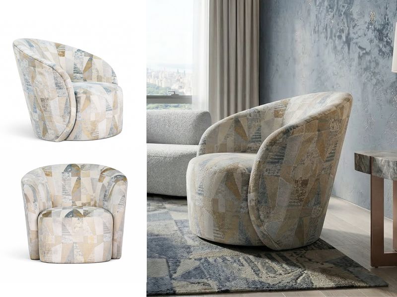 Canvas Curve Armchair