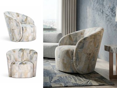 Canvas Curve Armchair