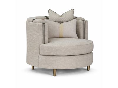 Ivory Luna Armchair, Off-white