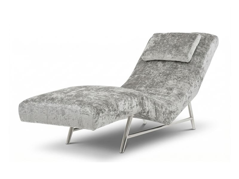 Cloud Recline Modern Chaise\Lounger, Grey