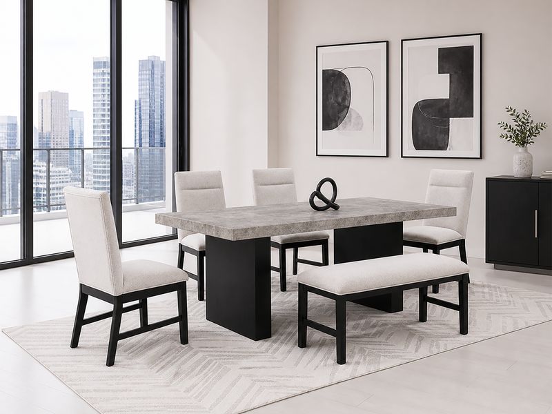 6 pc Monolith Dining Set