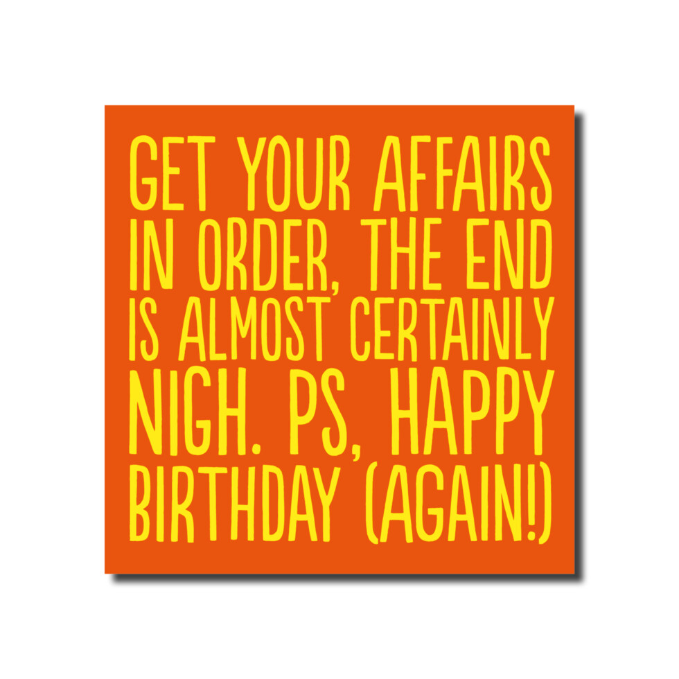 Affairs In Order
