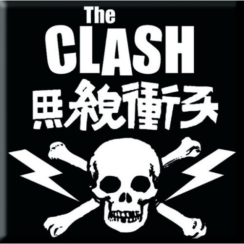 The Clash Fridge Magnet: Skull &amp; Crossbones