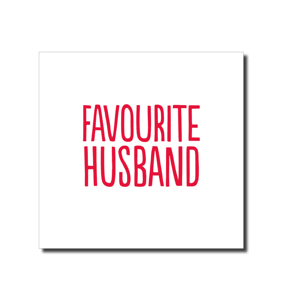 FAVOURITE HUSBAND - Colour: WHITE