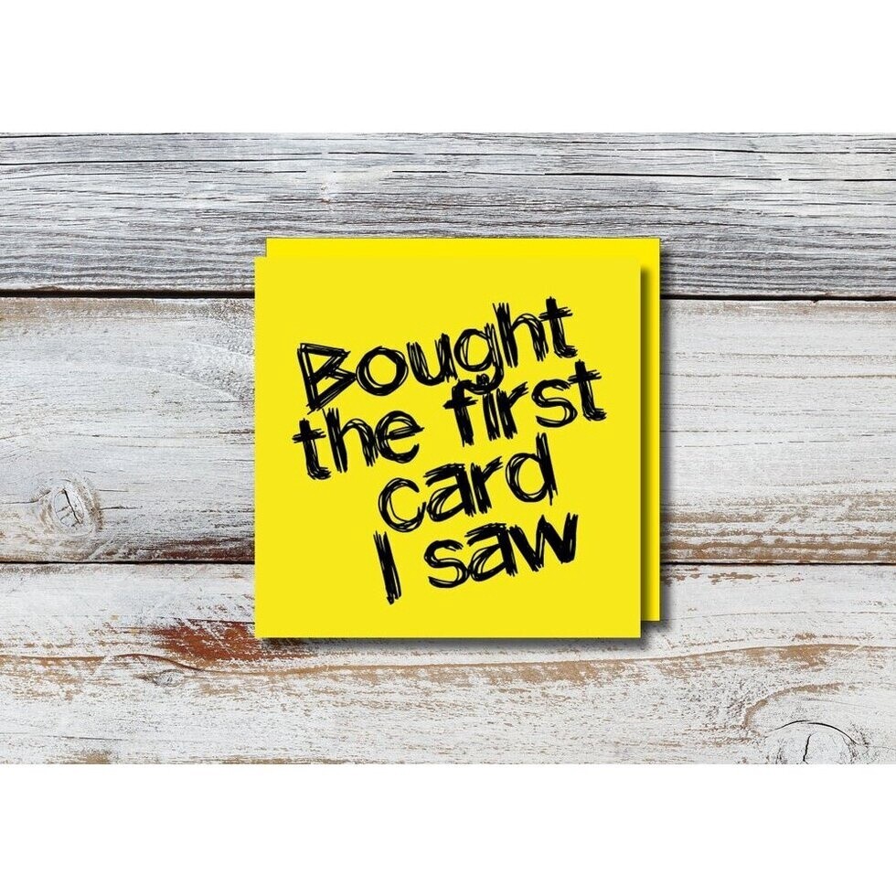FIRST CARD