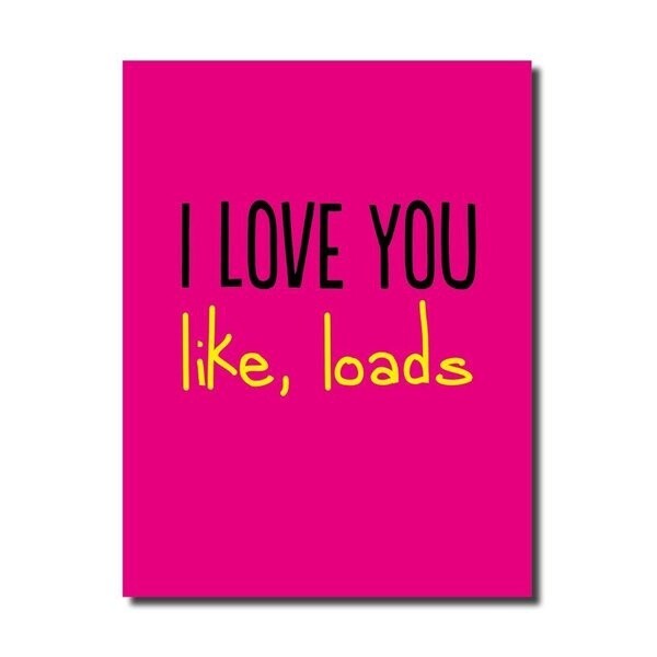 LOVE YOU LOADS - Colour: SOFT PINK