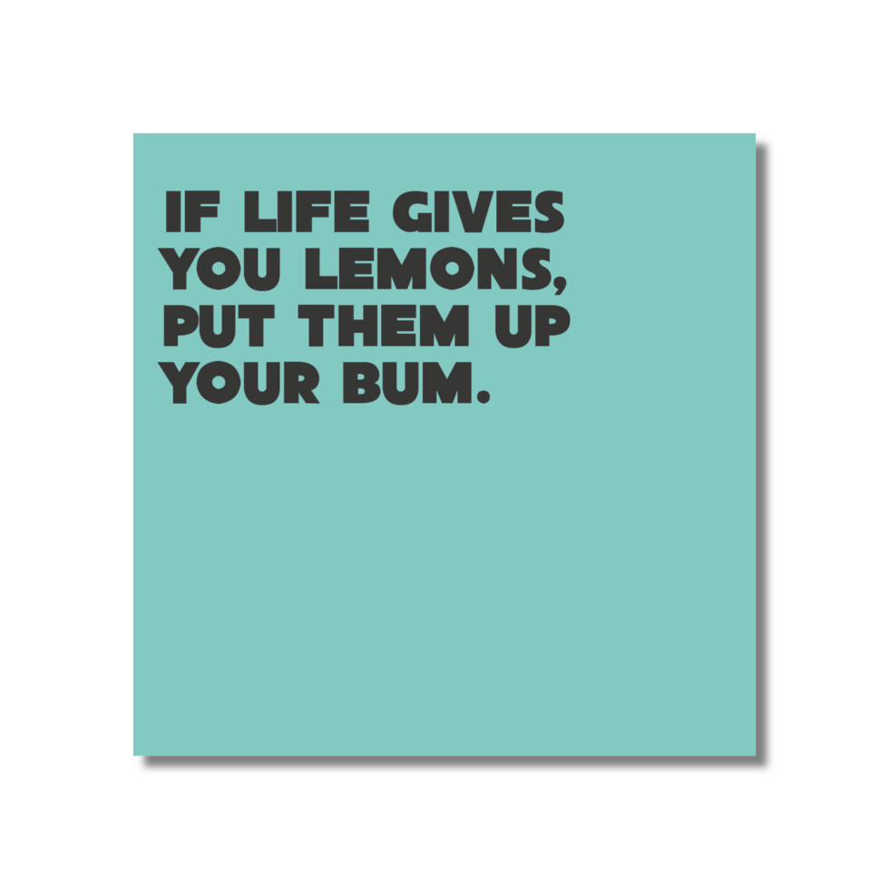 Life Lemons (Non Foiled)
