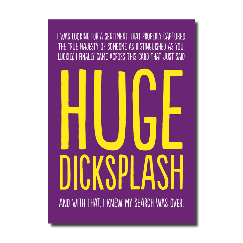 Huge Dicksplash