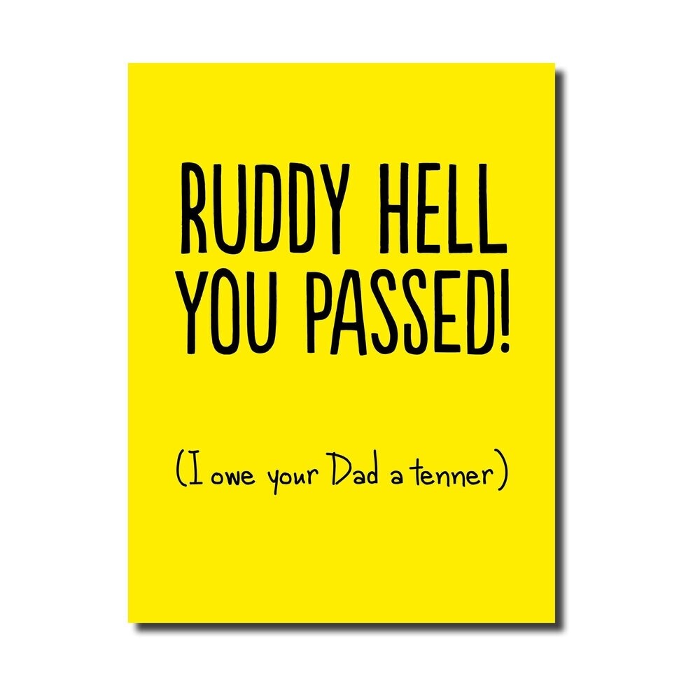 OWE DAD A TENNER