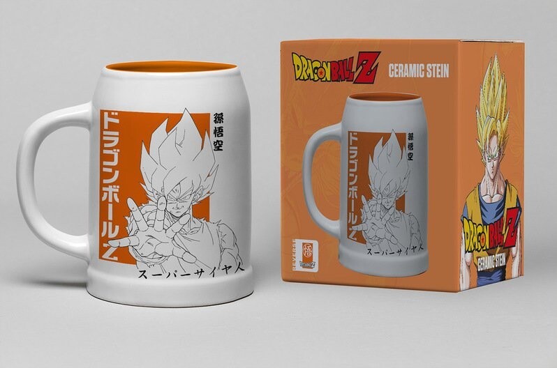 Ceramic Steins | Dragon Ball Z - Outline