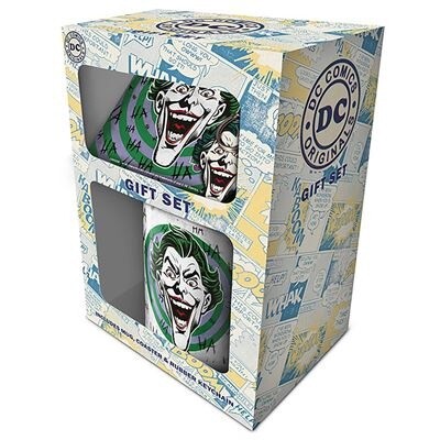 DC ORIGINALS JOKER MUG COASTER KEYCHAIN GIFT SET