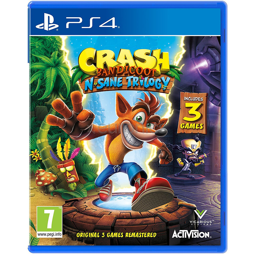 Crash Bandicoot N Sane Trilogy, Game Format: PS4 801