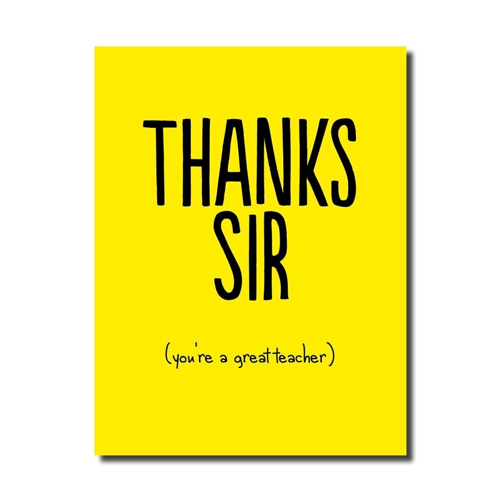 THANKS SIR
