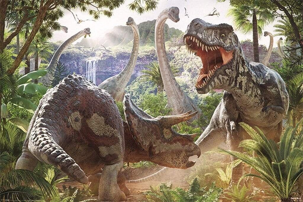 DINOSAUR BATTLE (DAVID PENFOUND) MAXI POSTER