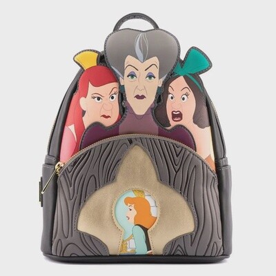 Loungefly Backpack Villains Scene Evil Stepmother And Step Sisters
