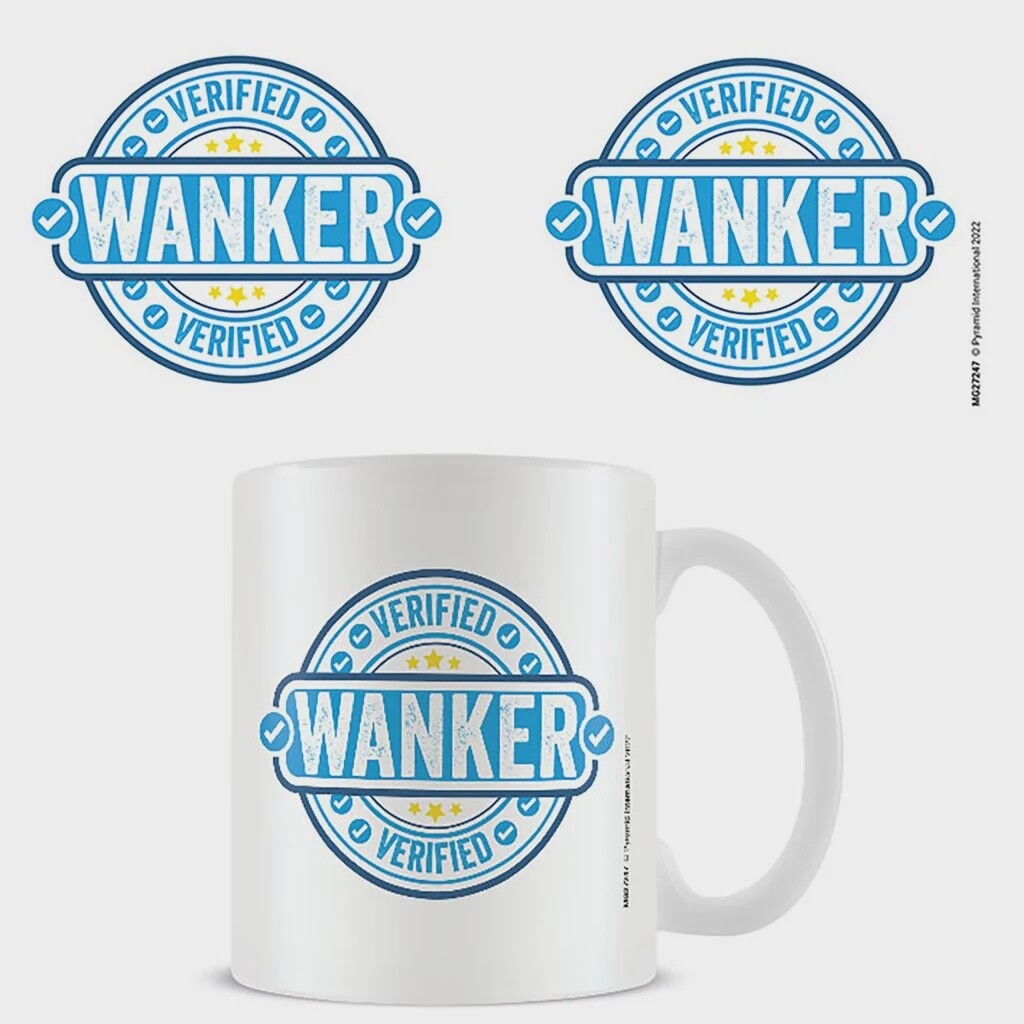 VERIFIED WANKER MUG