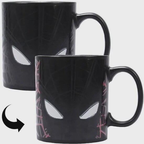 Mug Heat Changing  Marvel Spiderman