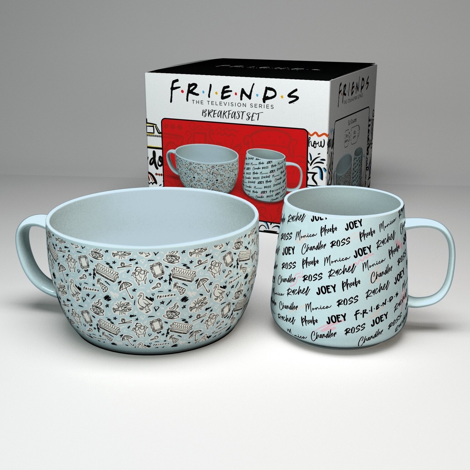 Friends Doodle Breakfast Set