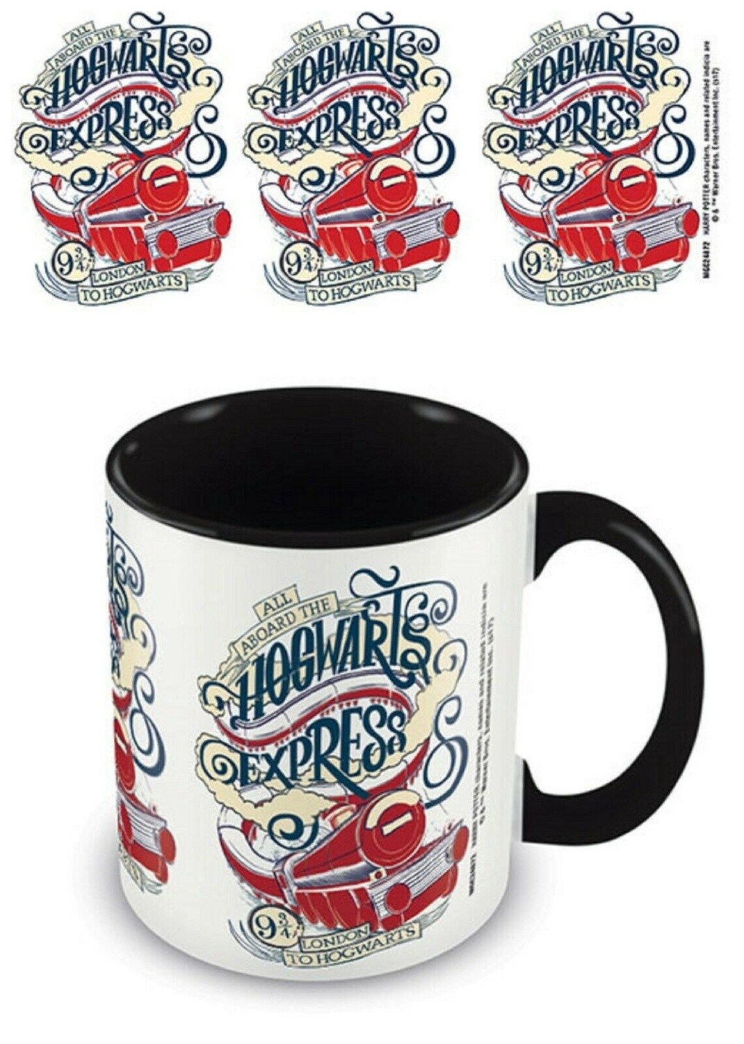 HARRY POTTER (ALL ABOARD) BLACK MUG