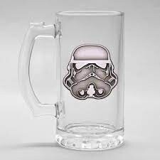 Original Stormtrooper Helmet Glass Stein
