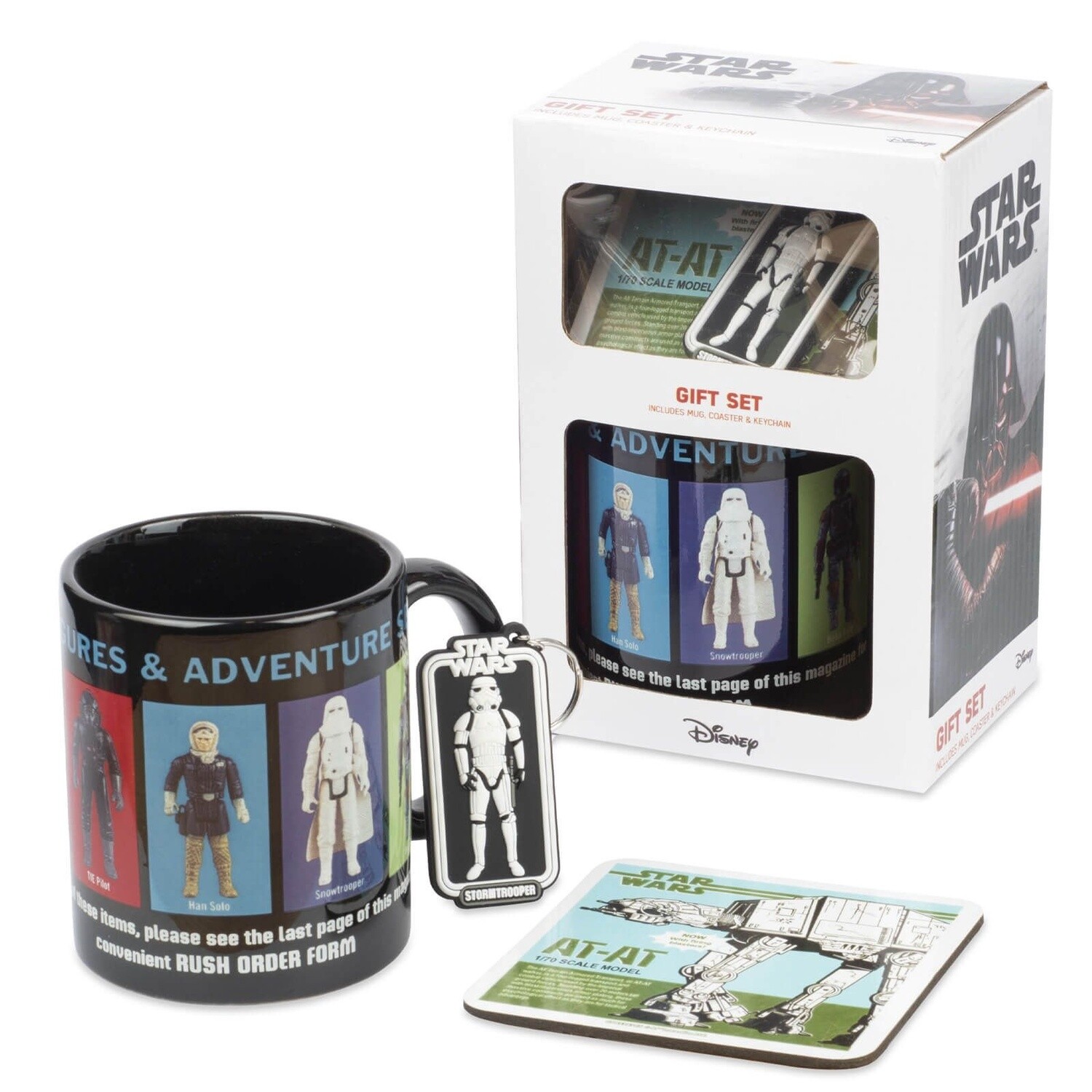 Star Wars (Classic Toys) Mug, Coaster and Keychain Set
