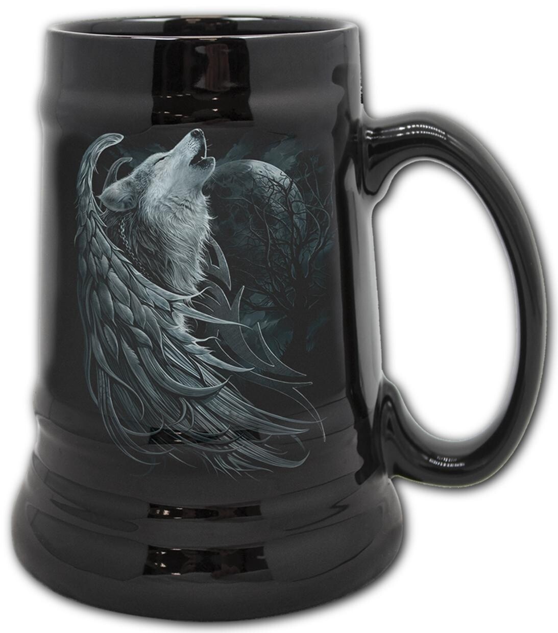 Spiral (Wolf Spirit) Ceramic Stein