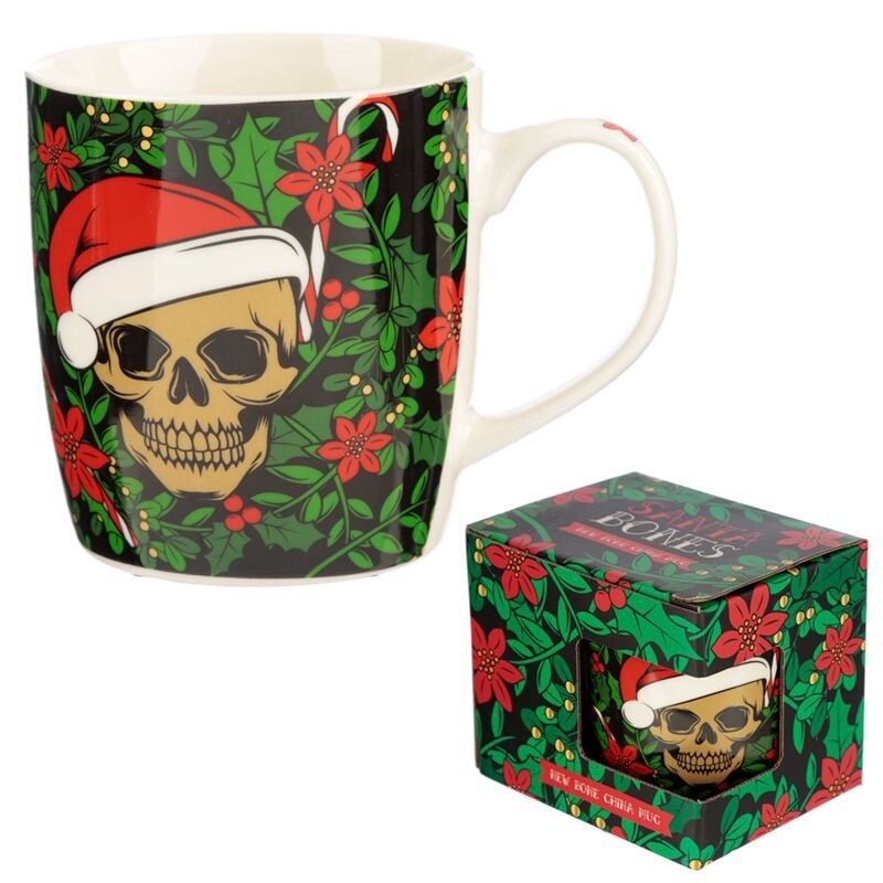 Santa Bones Porcelain Mug