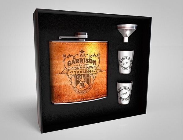 Peaky Blinders Hip Flask Set