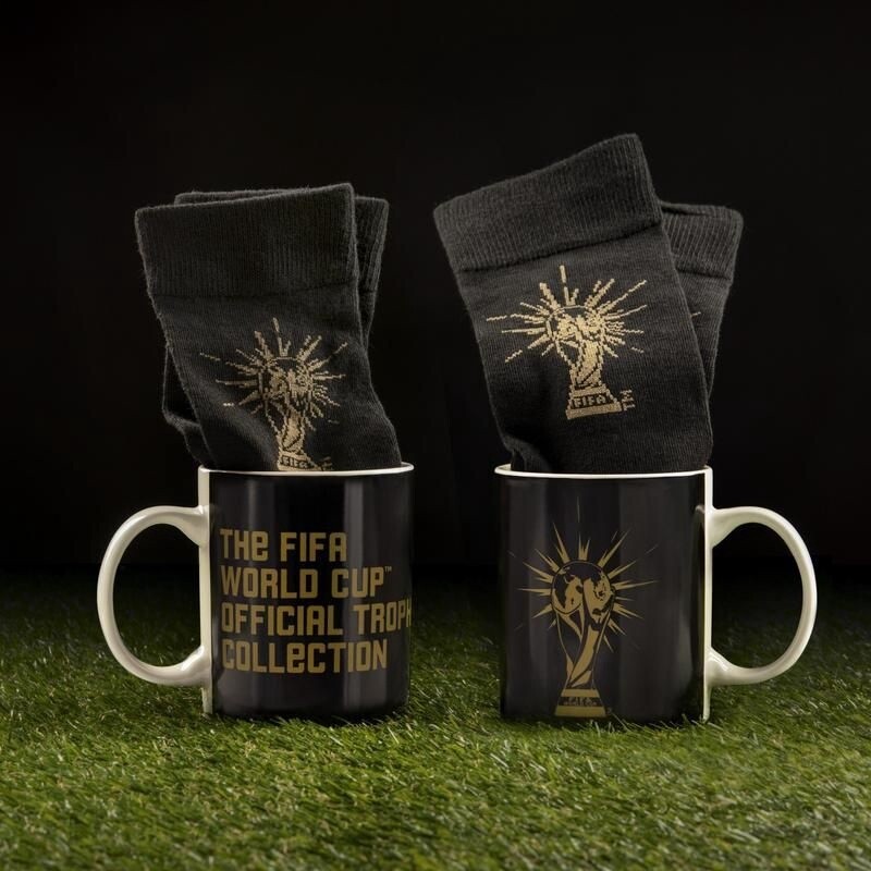 FIFA Mug and Socks Black and Gold