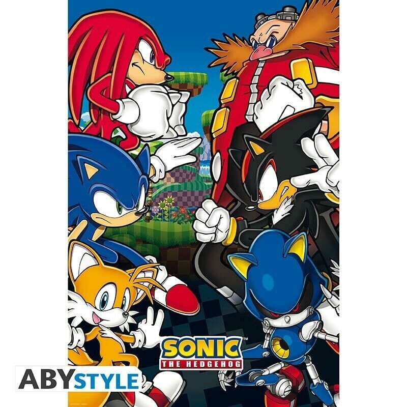 Sonic The Hedgehog Group Maxi Poster (A12)