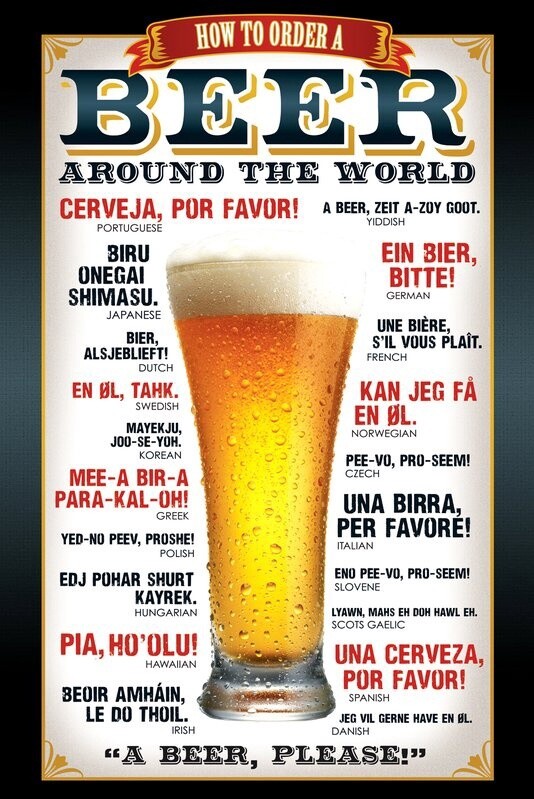 How To Order Beer Maxi Poster (A1)